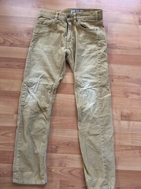 Patagonia Men's Tan Corduroy Straight-Leg Pants